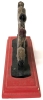 Vintage Cast Iron Squirrel Nutcracker on Wood Base | 7.5" x 2.5" x 5.75" - 4