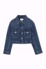 New Ladies Size 38 | COS Cropped Denim Jacket | Retails for $175 USD!