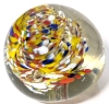 Vintage Murano-Style Art Glass Paperweight | 2.25" Tall