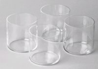 New Womance Maison Set of 4 Mia Drinking Glasses Set | 405ml ea, 3.5" Tall x 3.1" Diam