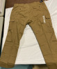 New Denver Hayes Dark Tan Athletic Stretch Fit Cargo 44 x 32 Retails $60 - 2