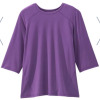 New Silverts Sv139 Senior Women’s Active Crew Neck Open Back Top Royal Purple Size Large Retails $ 35