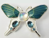 MONET Butterfly Brooch Garden Buddies Dragonfly Butterfly Earrings Necklace - 2