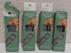 4 New 4pc Culinary Element Reusable Utensil Sets - Includes Fork, Knive, Spoon And Carrying Case