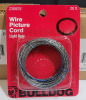 New - Bulldog Light Duty Wire Picture Cord , 20ft , 15lb Max . Six (6) Boxes , Four (4) Per Box : 24 Total - 2