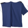 New Silverts Missy Soft Embroidered Adaptive Top Navy Retails $30 - 2