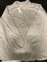 New Aerie Long Sleeved Button-Up Shirt Light Grey Size Medium Retails $60