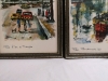 2 Vintage 15.25"H Framed Signed Paris Prints - 3