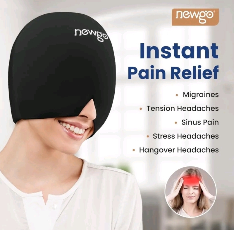 New Newgo Headache & Migraine Hot Cold Therapy Cap