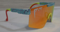 New 3.5" Pit Vipers Sunglasses w/ Carrying String Bag