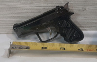 Beretta 9mm-Shaped Butane Fuel Lighter with Flashlight