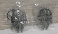 New 2.5" Millenium Falcon Keychains 2pc