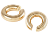 New MARTHA CALVO 14K Plate Sienna Ear Cuffs Gold Pair