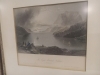 Old Print W.H Bartlett The Eagle Mountain Killeries 6" × 7" Image Coloured 1860 Framed - 2