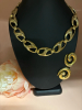 Statement Vintage to Modern Necklace Bracelet Earrings - 2