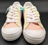 New Ladies Size 11 | Rocket Dog Cheery Pastel Color Block Sneaker (Rainbow Multi) - 3