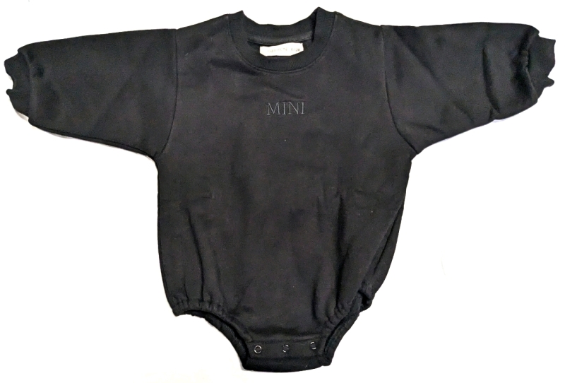 New Baby 6-12M | Axel & Rose "Mini" Embroidered Crew Neck Sweater Onesie