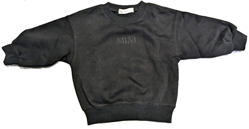 New Toddler Size 1-2T | Axel & Rose "Mini" Embroidered Crew Neck Sweater