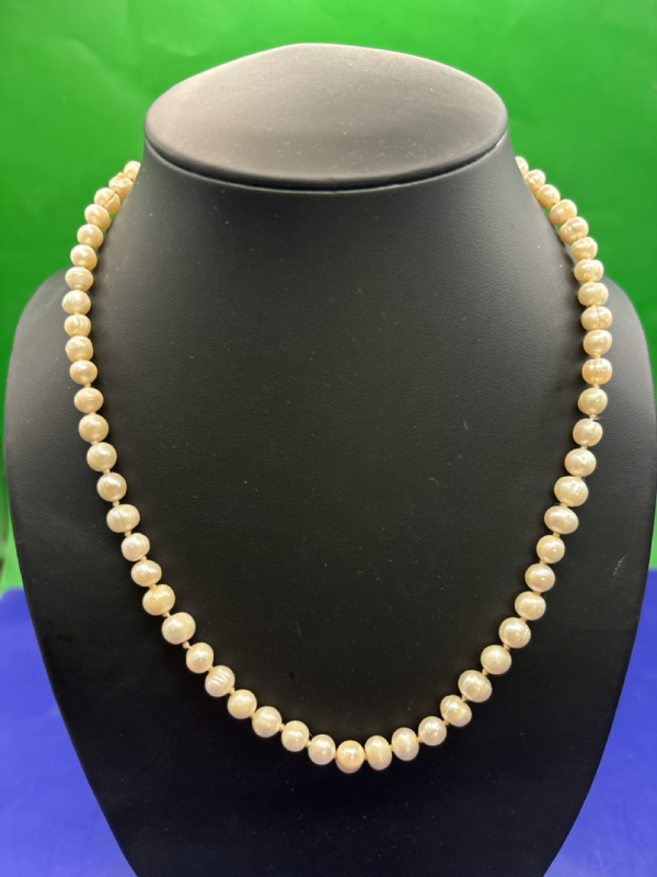 Freshwater Baroque Pearl Gold Filled Strand 18 Inch