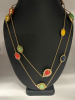 Kate Spade Bright Multicolor Amalfi Scatter Rhinestone Teardrop Station Necklace 40 Inch - 3