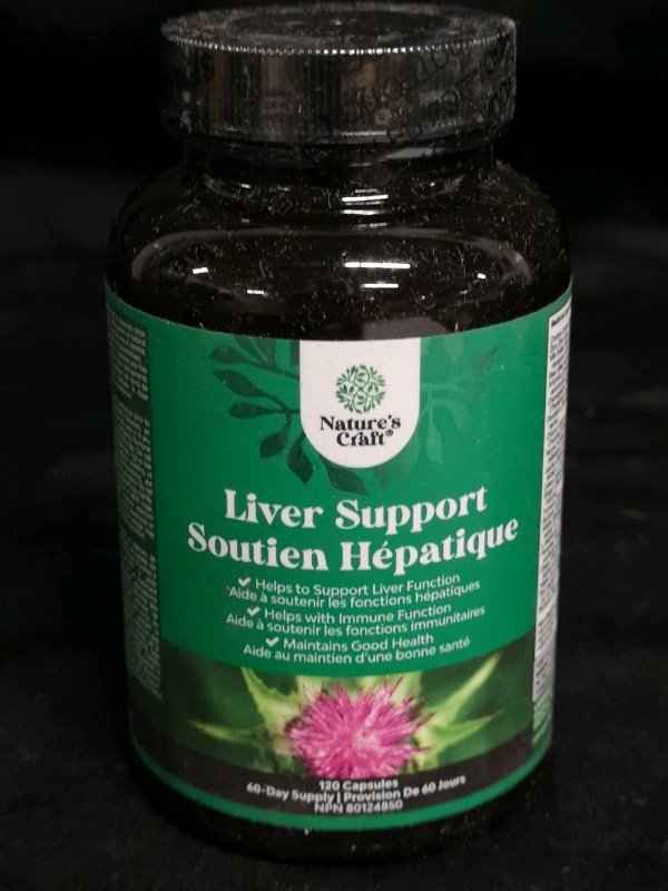 120 Capsules New Nature's Craft Liver Support Supplements Best By 02/2027 Retails for $77.05