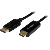 New Star Techcom 6.5ft (2m) DisplayPort Cable DP2HDMM2MB<br/>- HDMI Cable - 4K 30Hz - DisplayPort to HDMI Adapter Cable Retails for $31