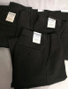 3 New MD Charlton sz 26 Waist & 36" Length Men's Black Twill Cargo Pants *Pants fit Small*