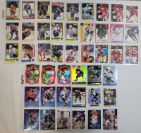 1984 - 1996 NHL Hockey Trading Card Singles , 45 Cards . UD , OPC , Fleer , Score