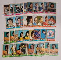 1974 - 1975 O Pee Chee NHL Hockey Trading Card Singles , 42 Cards
