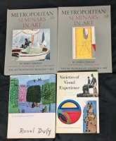 4 Art Books: 2 Metropolitan Seminars in Art Portfolios, Varieties of Visual Experience by Feldman & Dufy by R. Cogniat