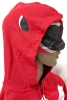 New Kids Size Small | The Power Rangers Red Ranger Mesh Face Covering Full-Zip Costume Hoodie - 4