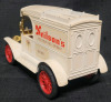 ERTL Neilson's 1913 Ford Model T Van Die Cast Coin Bank . Measures 6" long . Some wear on edges , tires have cracks to rubber - 3