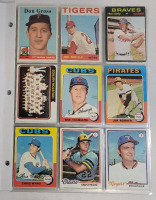 1958, 1964 , 1971 - 1991 Topps MLB Baseball Trading Card Singles . 108 Cards , No Doubles