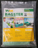 New - WM Waste Management Bagster Dumpster In A Bag 3Cu. Yd (606gal) , measures 8ft×4ft×2.5ft . 3300lb Max Weight .