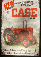 New Case Diesel Model &ldquo;500&rdquo; Metal Sign 12&rdquo; L x 8&rdquo; w
