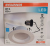 New - SYLVANIA General Lighting LED 4" RT4 Recessed Downlight Kit with Screw Base Plug and Play , Indoor / Outdoor , 65w . Four (4) Kits , Retail $100 - 2