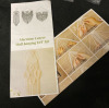 New Macrame W Leaves Wall Hanging DIY Kit w instructions Metal Ring 8” L x 8” w - 2