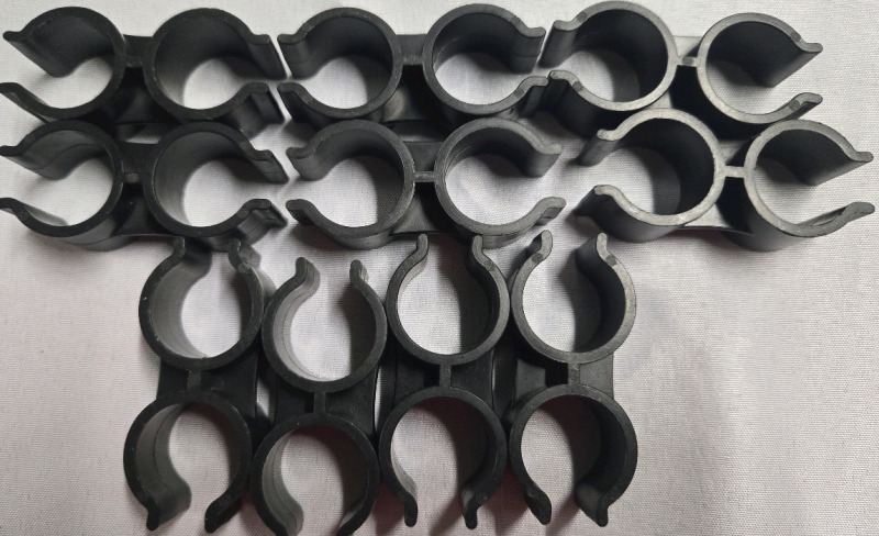 130+ New | Plastic Double Pipe Clamps