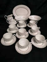 Vintage Johnson & Bros. Ironstone Snowflake Regency Dishes