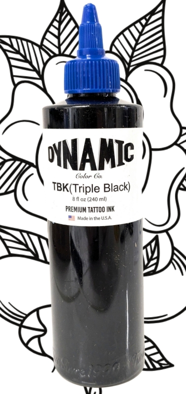 New DYNAMIC TBK (Triple Black) Premium Tattoo Ink | 240ml