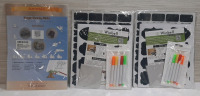 New 2pc Blank Reusable Label Stickers & Magic Shrinky Dinks