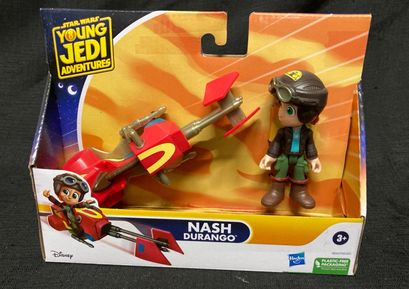 New in Box Star Wars Young Jedi Adventures Nash Durango 10 1/2” 3+