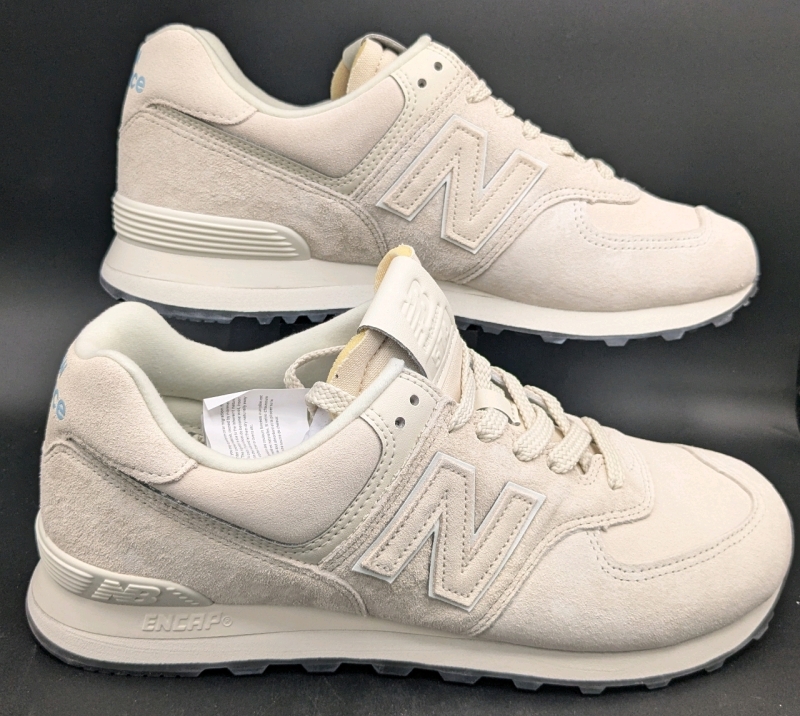 New* Ladies Size 12.5 / Mens 11 | New Balance 574 Running Shoes | Model: U574BSB | Retails for Over $100!