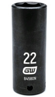New | Gearwrench 22mm Deep Impact Socket &frac12;" | Model # 84580N