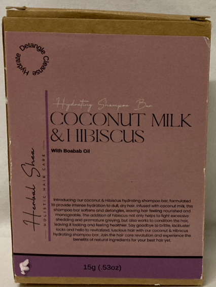 New Herbal Shea Hydrating Shampoo Bar 15 g