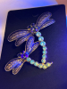 Double Dragonfly Rhinestone Brooch Rhinestones Enamel - 6