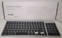 Linwinco Rechargeable Slim Bluetooth Keyboard - New