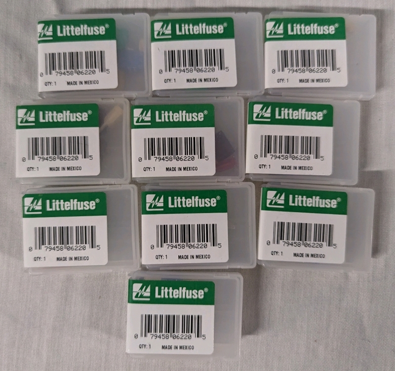 10 New | Littelfuse 094363 MINI Fuse Emergency Kit.