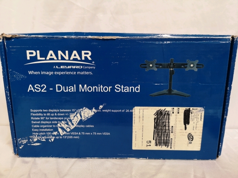 Planar AS2- Dual Monitor Stand