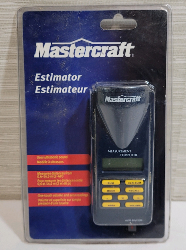 New - Mastercraft Distance Estimator , Measures Distances from 2ft to 48ft